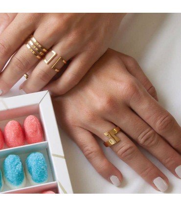 Anillo Río Baño Oro