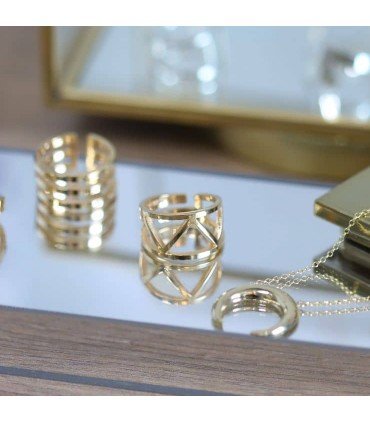 Anillo New York Baño Oro