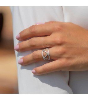 Anillo New York Plata