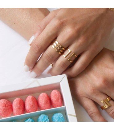 Anillo París Baño Oro