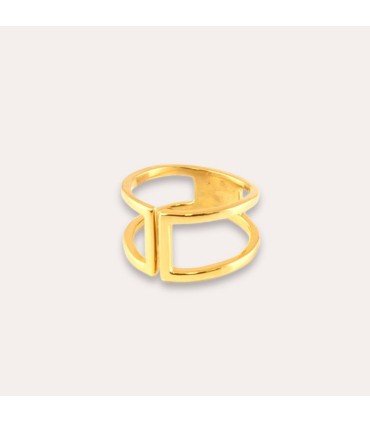 Anillo Camboia Baño Oro