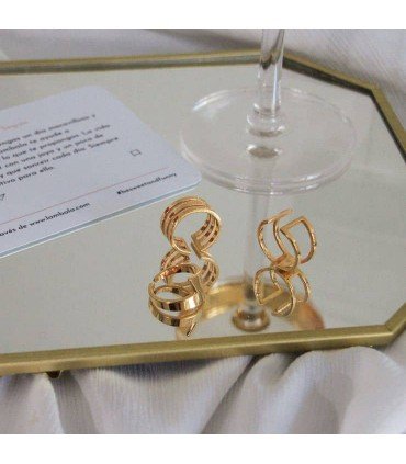 Anillo Camboia Baño Oro