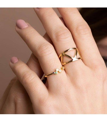 Anillo Roma Baño Oro