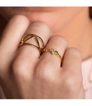 Anillo Roma Baño Oro