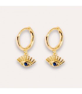 Pendientes Ojo de Horus Baño Oro
