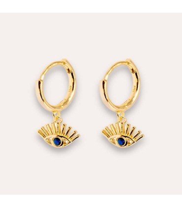 Pendientes Ojo de Horus Baño Oro