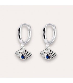 Pendientes Ojo de Horus Plata