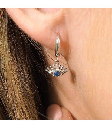 Pendientes Ojo de Horus Plata