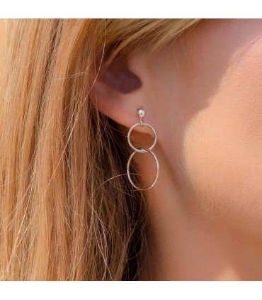 Pendientes Together Plata