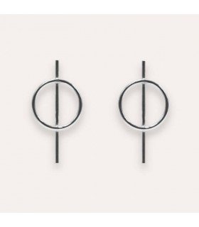 Pendientes Stick Plata