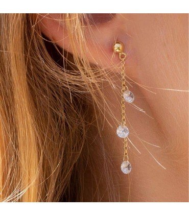 Pendientes Glow Baño Oro