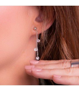 Pendientes Glow Plata