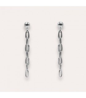 Pendientes Freedom Plata