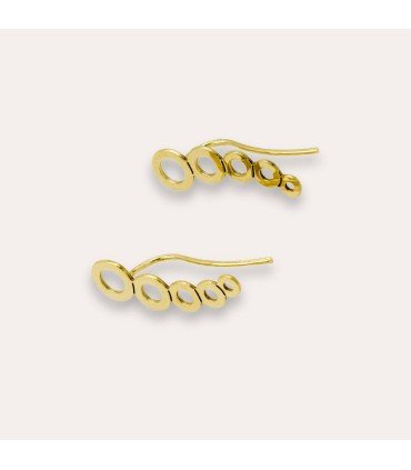 Pendientes Trepadores Baño Oro