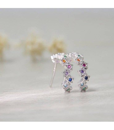 Pendientes Little Stars Plata