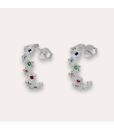 Pendientes Little Stars Plata