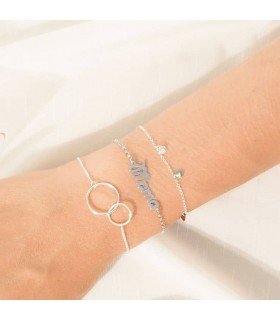 Pulsera Mamá Plata