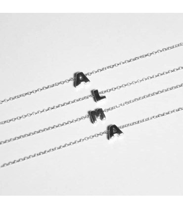 Collar Initial Plata